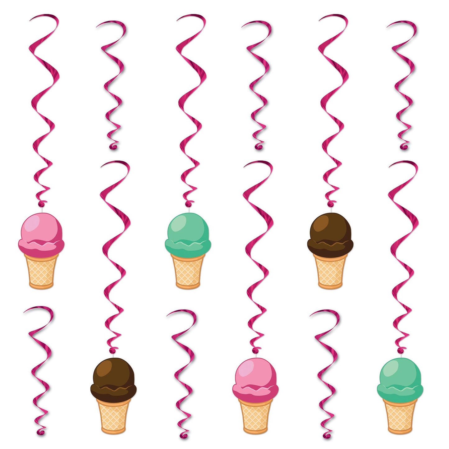 Beistle Ice Cream Whirls - Spring/Summer | Party Supply | Decoration