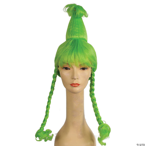 Girls | Adult Schrinch Girl Wig Green KAF4