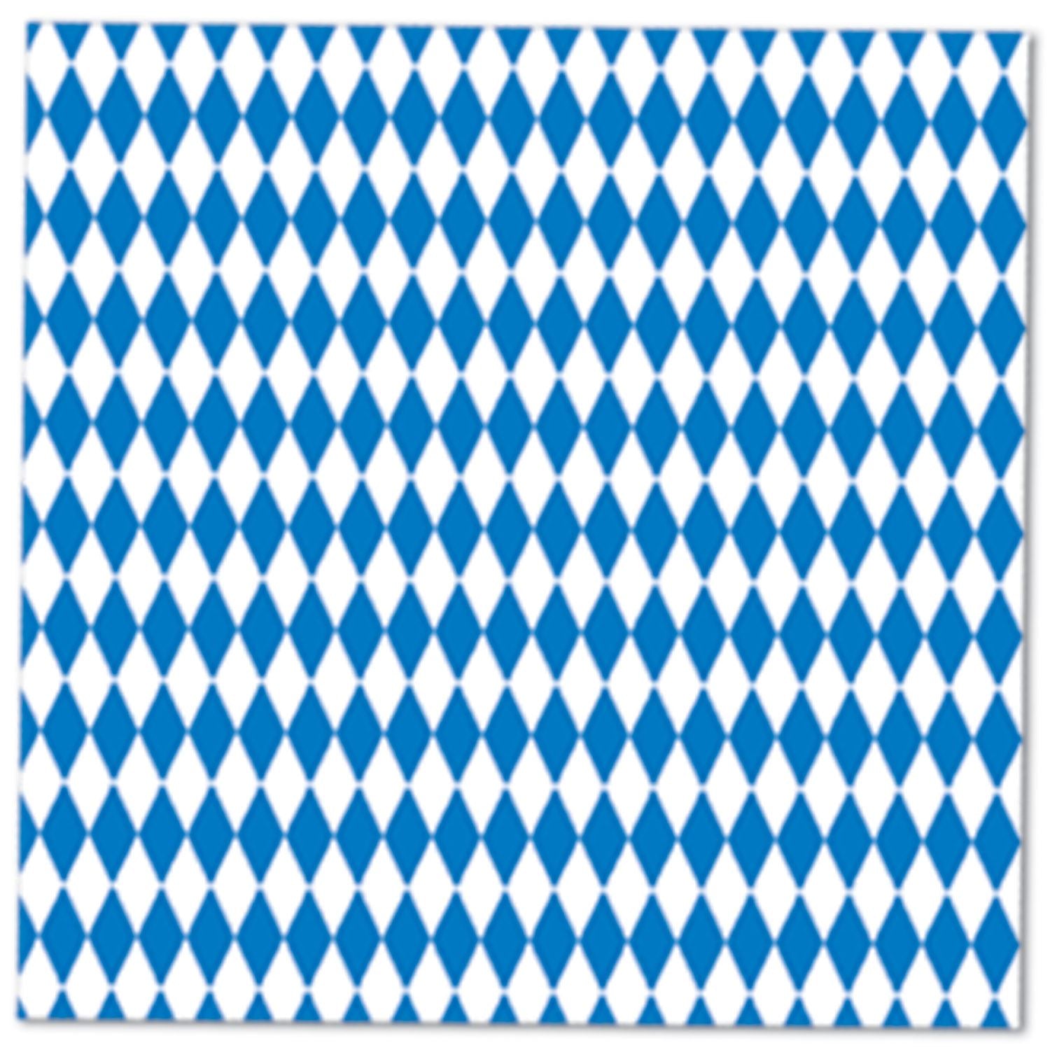 Beistle Blue and White Oktoberfest Lunch Napkins | Party Supply | Decoration