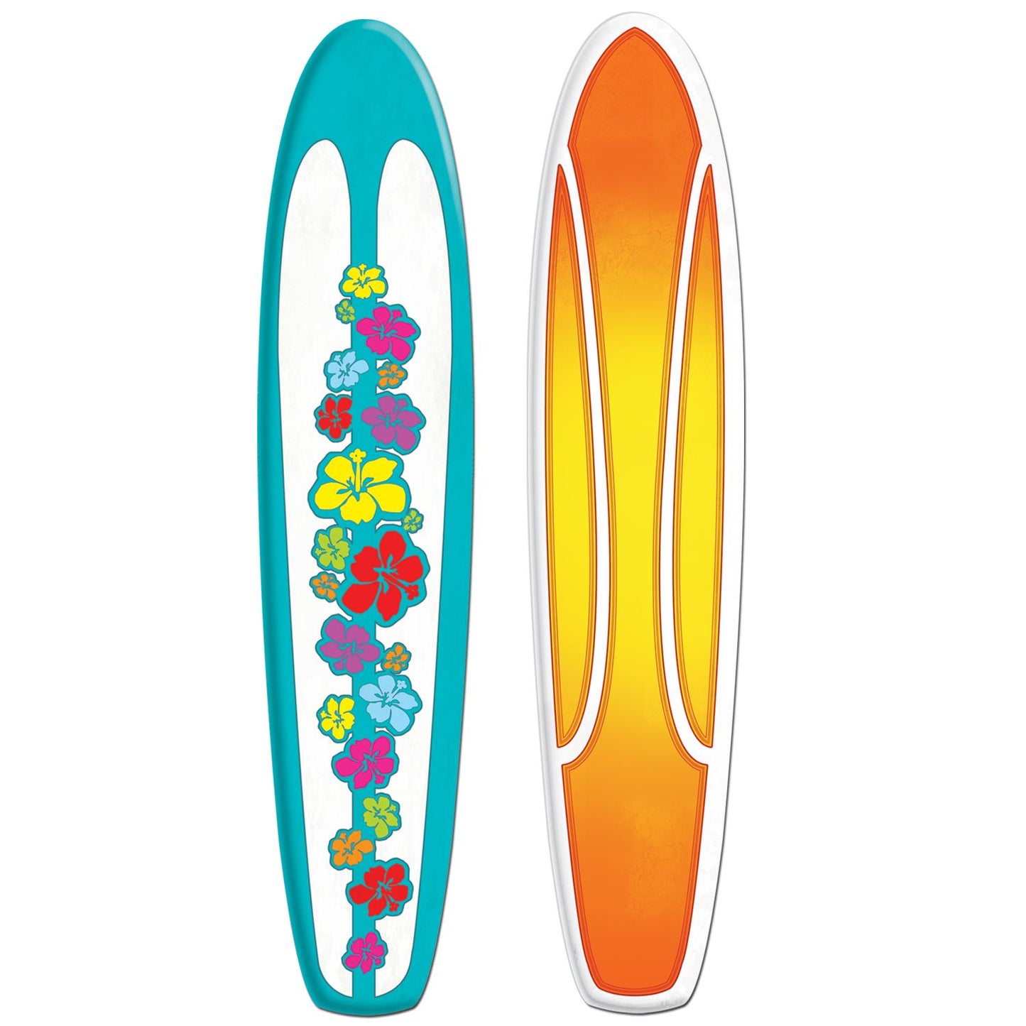 Beistle Surfboard Decoration - Luau | Party Supply
