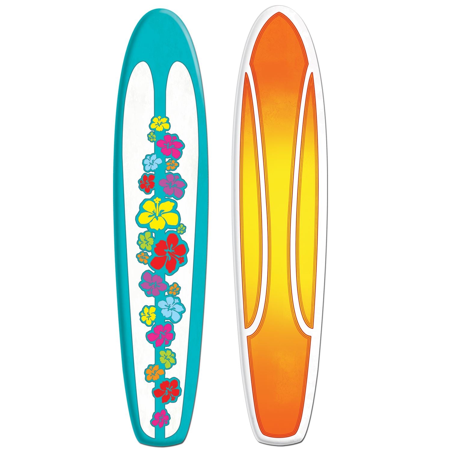 Beistle Surfboard Decoration - Luau | Party Supply