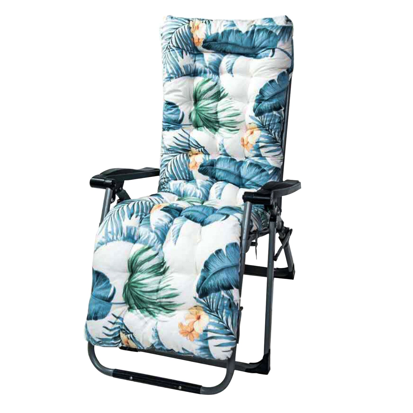 67x22in Chaise Lounger Cushion Recliner Rocking Chair Sofa Mat Deck Chair 8790