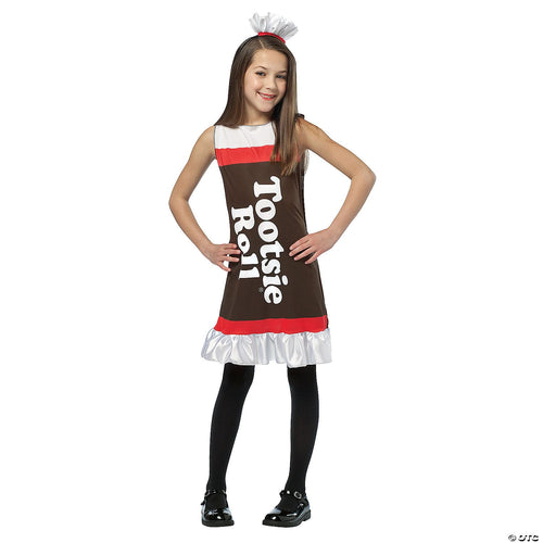 Girls Tootsie Roll Tank Dress Costume 9710
