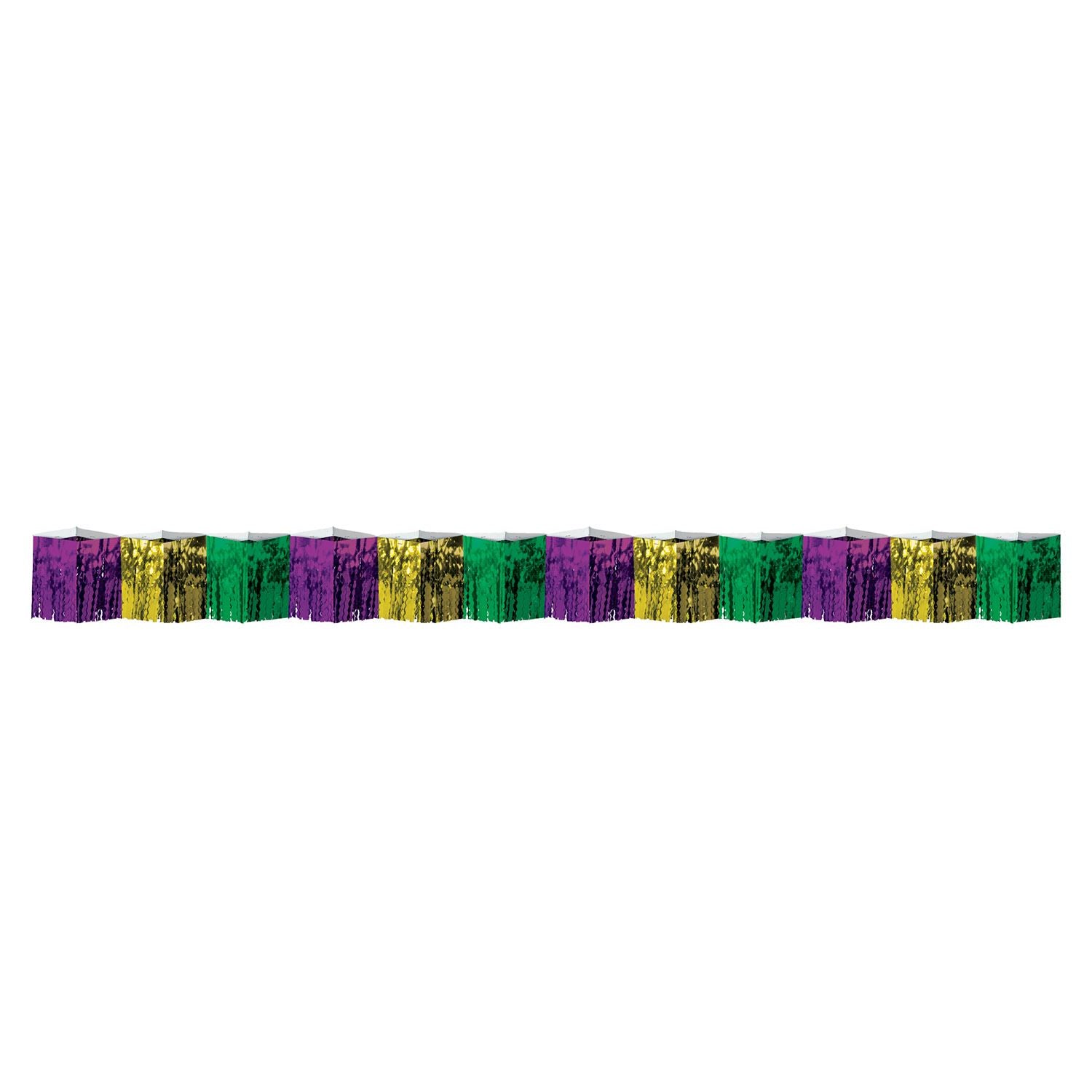 Beistle Mardi Gras Metallic Fringe Drape | Party Supply | Decoration