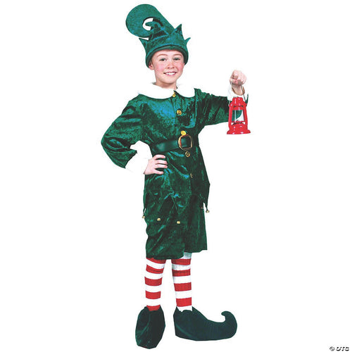 Boys | Child?ÇÖs Holly Jolly Elf Costume - Extra Small