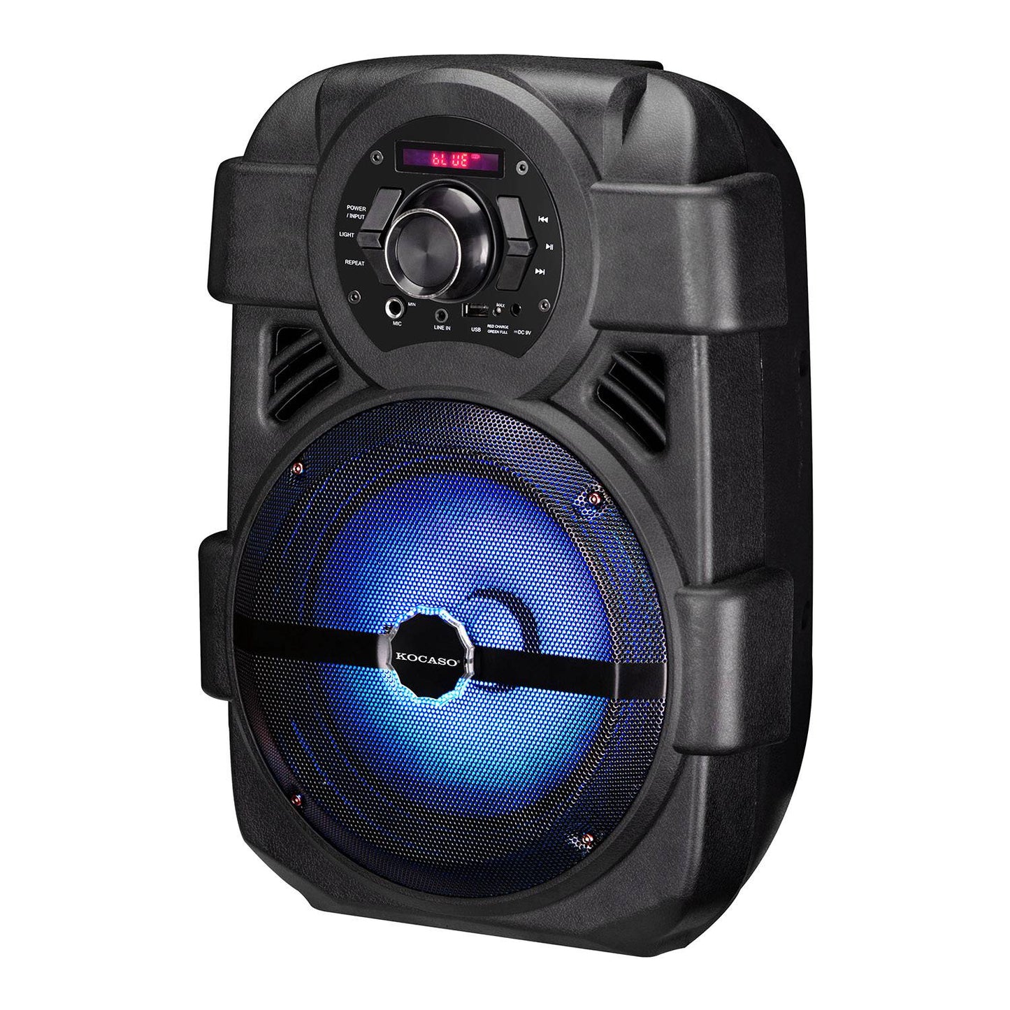 KOCASO Wireless Speaker Portable PA Karaoke System with 8" Subwoofer Sound