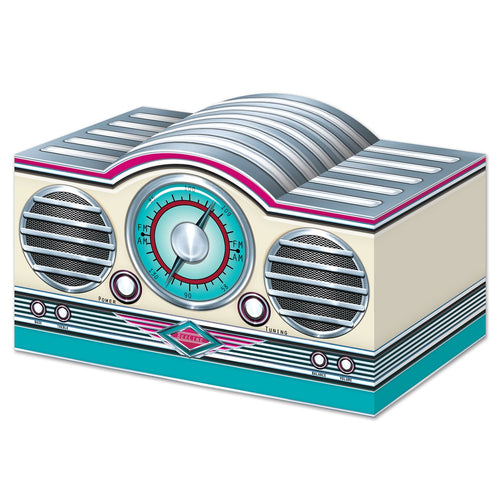 Beistle 3-D Rock & Roll Radio Centerpiece - 50's/Rock & Roll | Party Supply