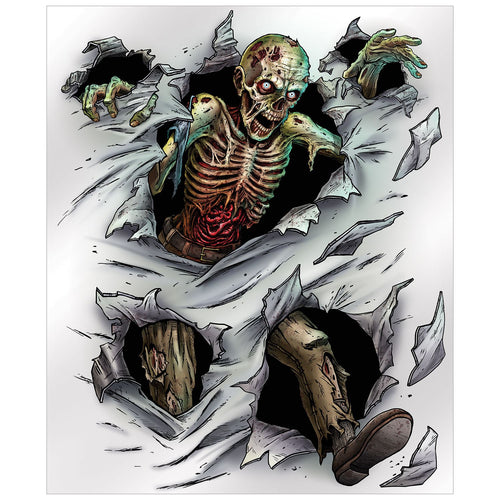 Beistle Zombie Insta-Mural - Halloween | Party Supply | Decoration