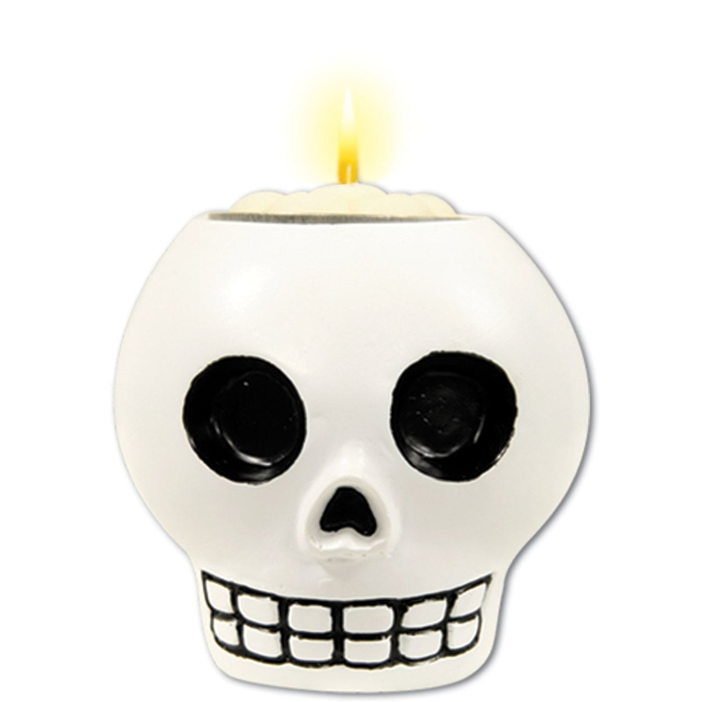 Beistle Skull Tea Light Holder - Day of the Dead | Party Supply | Decoration