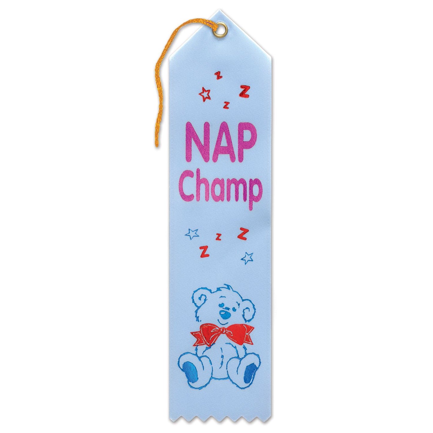 Beistle Nap Champ Ribbon - Educational | Party Supply | Decoration | Favor