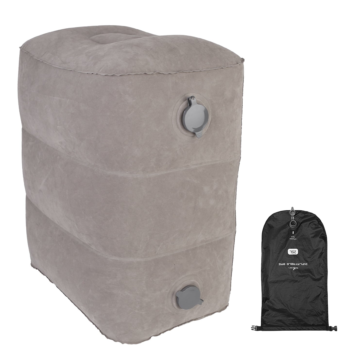 Inflatable Foot Rest with Air Bag 3 Adjustable Height Travel Foot Pillow Kids