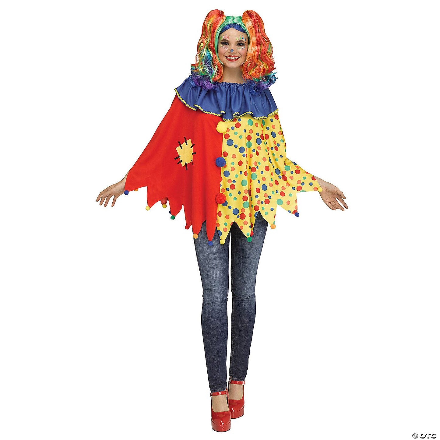 Adults Clown Poncho