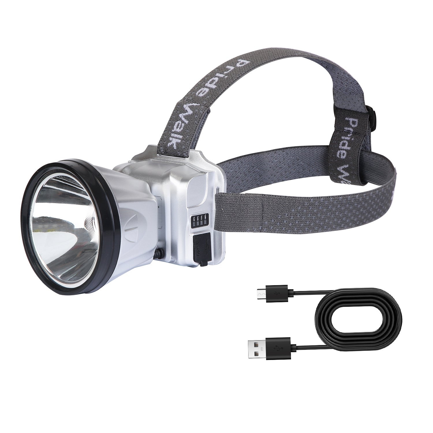 Rechargeable Headlamp High Power Headlight Torch Flashlight with Motion Sensor
