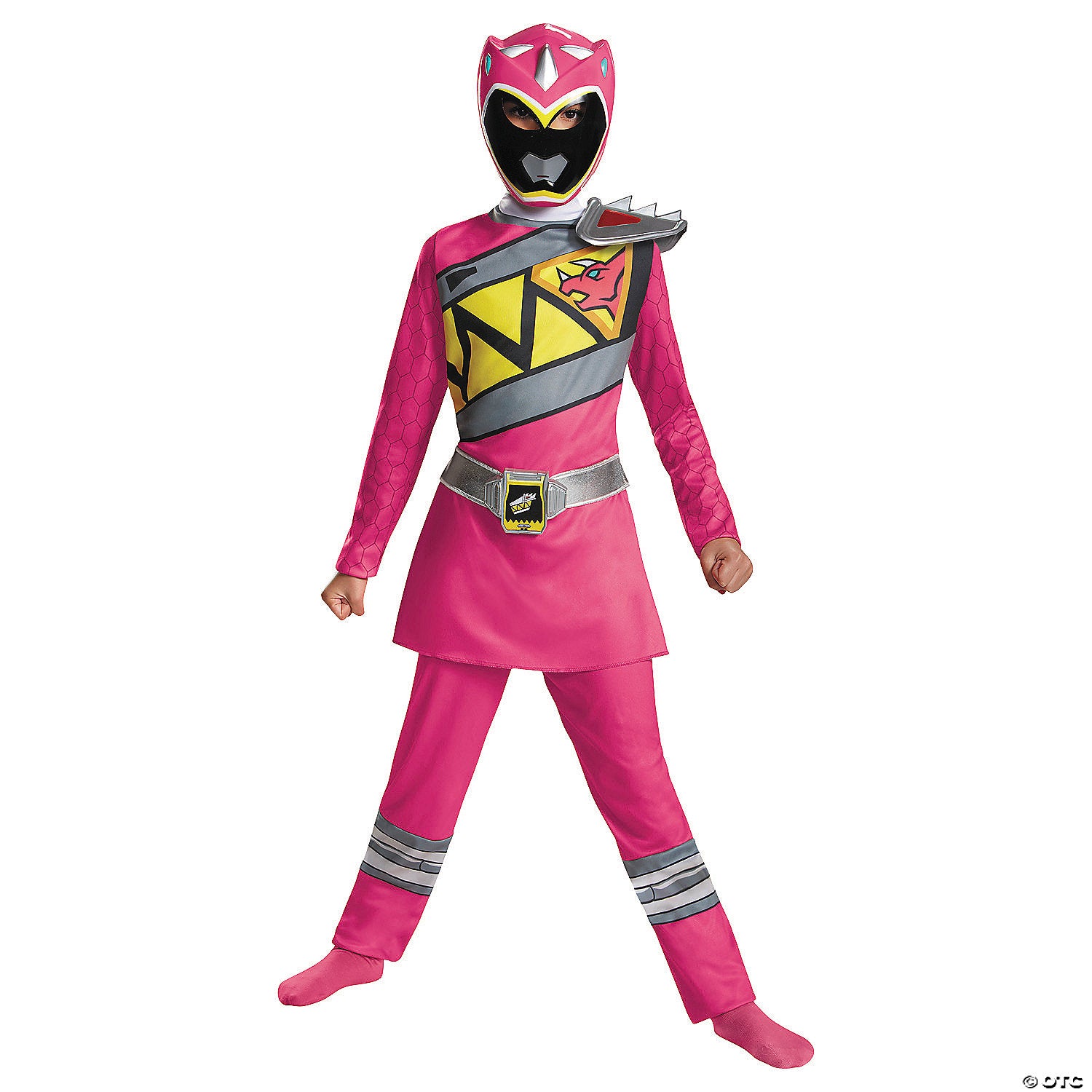 Classic Pink Ranger Dino Girls Halloween Costume