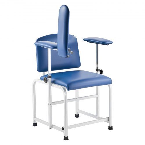 Phlebotomy Chair Blood Draw Chair with Adjustable Armrests and Flip Arm