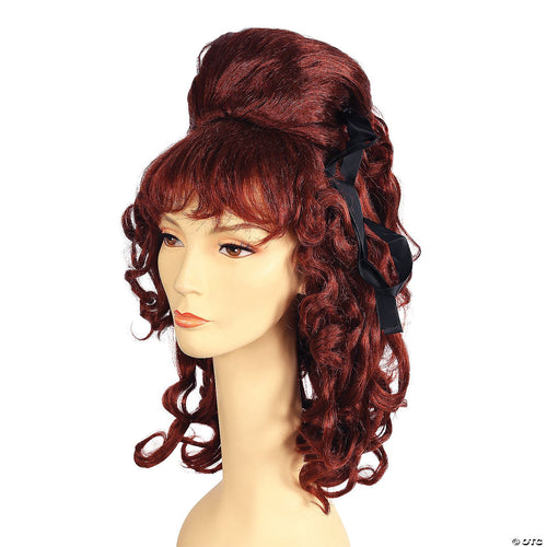 Womens 60s Vamp Wig | Burgundy