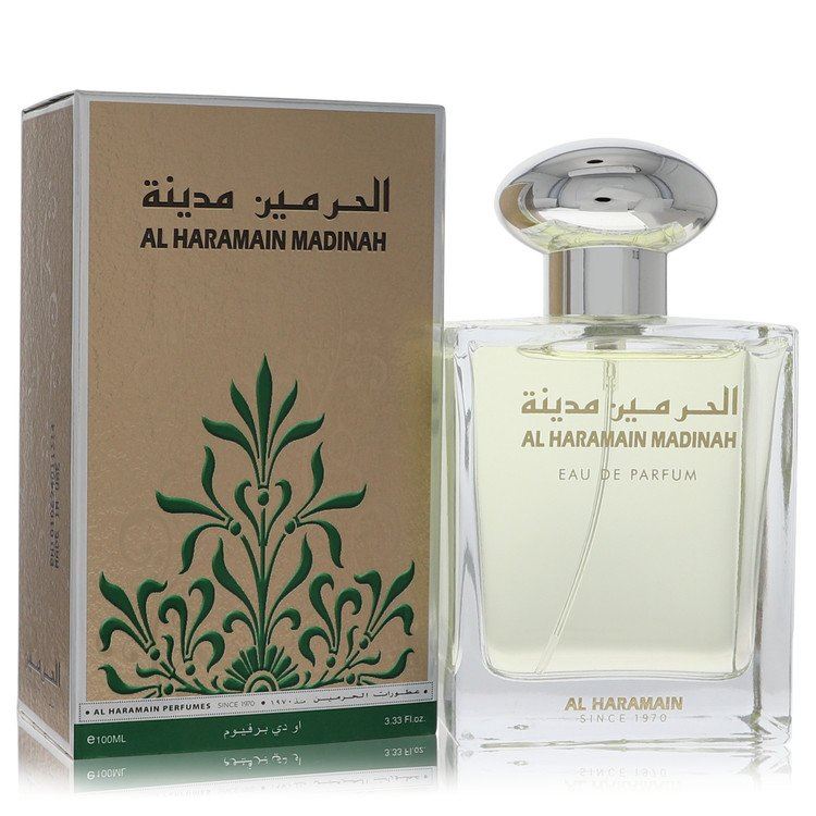 Al Haramain Madinah by Al Haramain Eau De Parfum Spray (Unisex) 3.33 oz for Wome