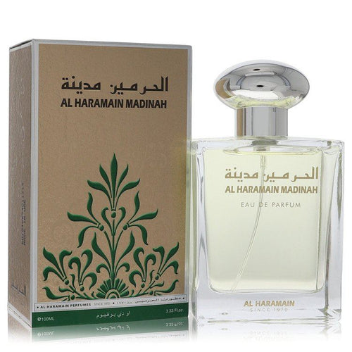 Al Haramain Madinah by Al Haramain Eau De Parfum Spray (Unisex) 3.33 oz for Wome