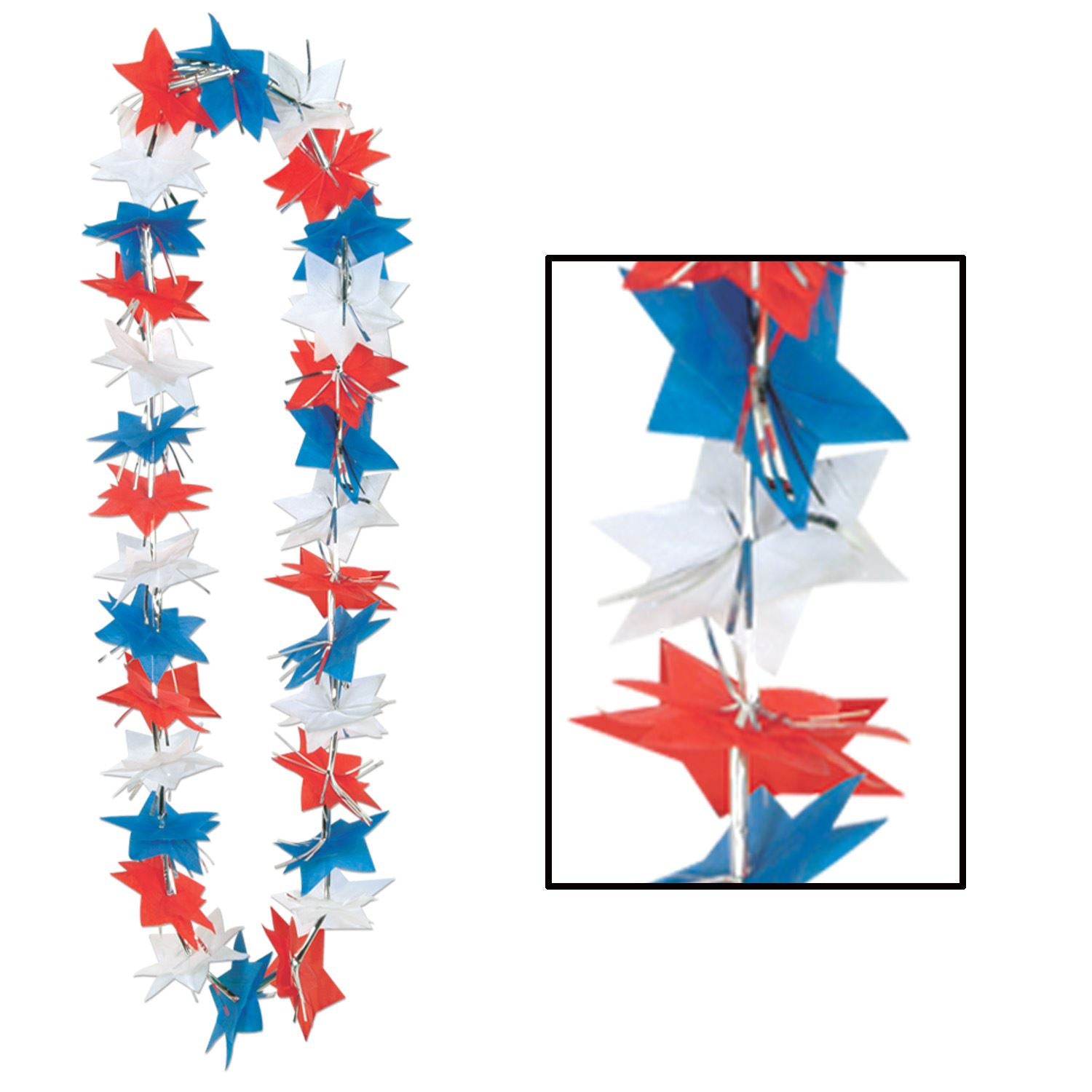 Beistle Patriotic Star Party Lei | Party Supply | Decoration
