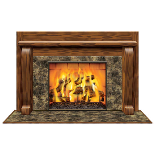 Beistle Fireplace Insta-View - Christmas/Winter | Party Supply | Decoration