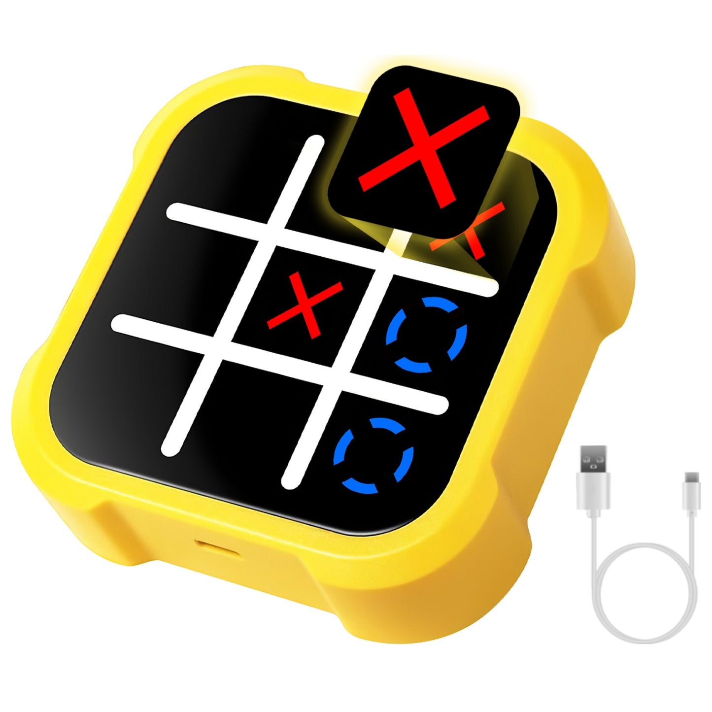 3 In 1 Electric Tic Tac Toe Game Memory Flash Whack Mole Game Portable Travel
