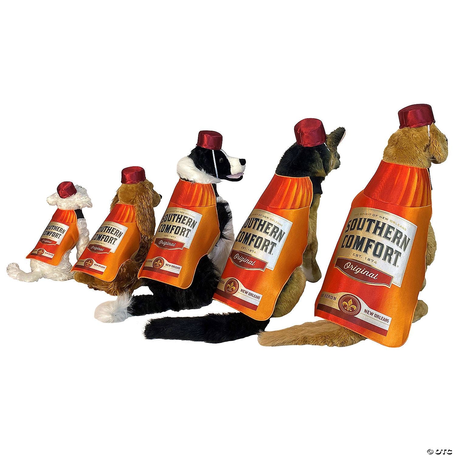 Southern Comfort Bottle Dog Costume - 2XL-3XL