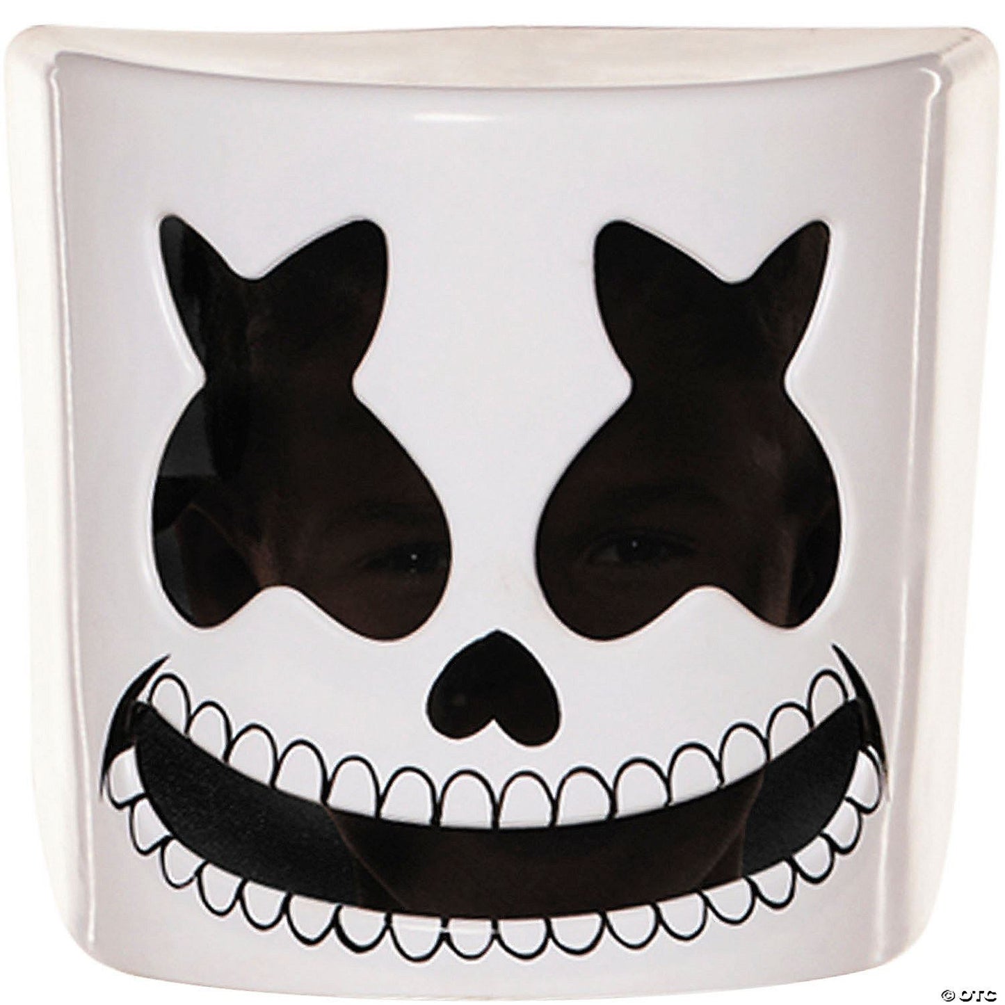 Kids Marshmello Skeleton Plastic Half Mask