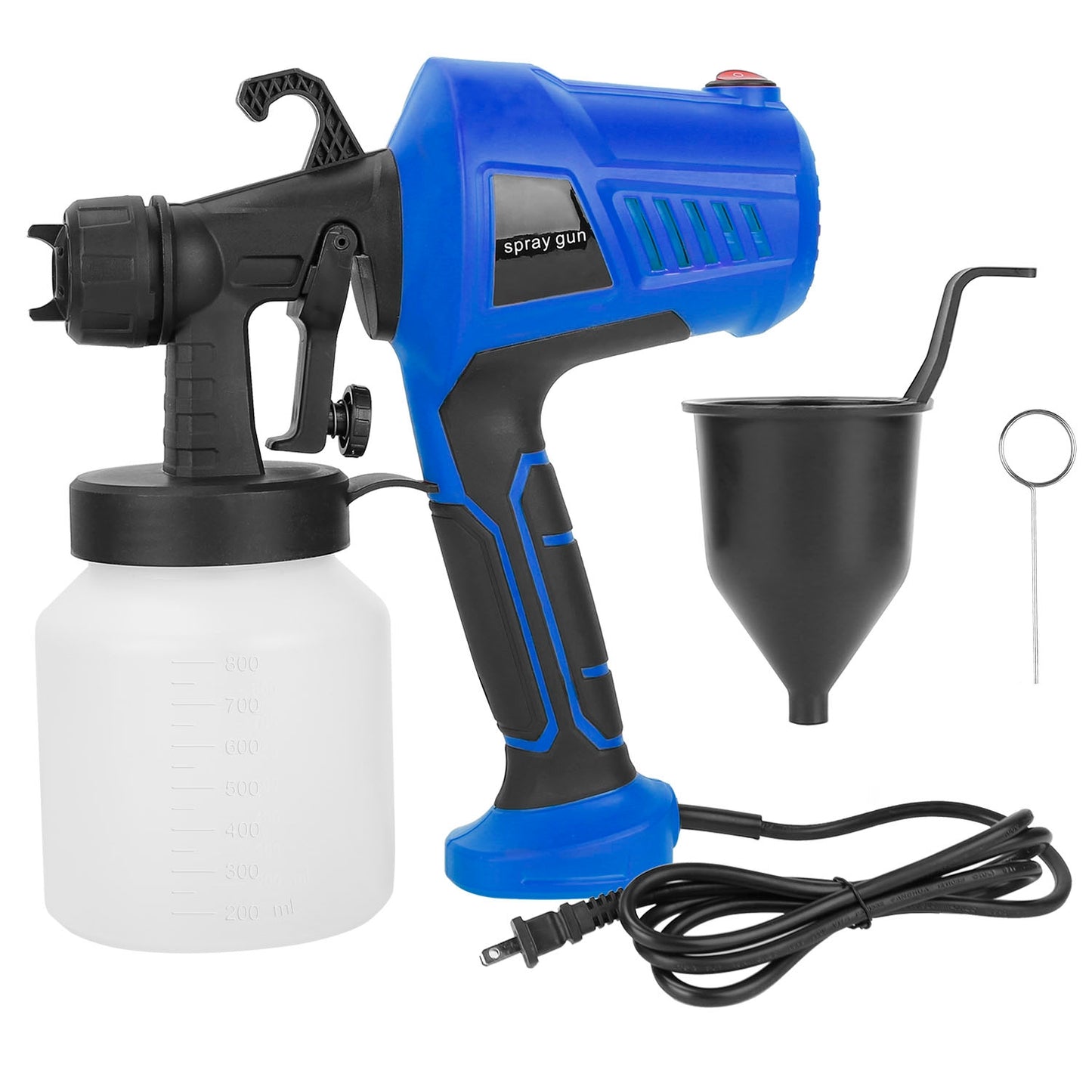 700W Electric Paint Sprayer Handheld HVLP Spray Painter Painting Spray Gun For