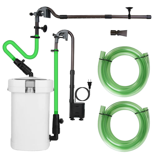 3-Stage External Canister Filter for Aquarium Fish Tank with 600L/H Flow Rate