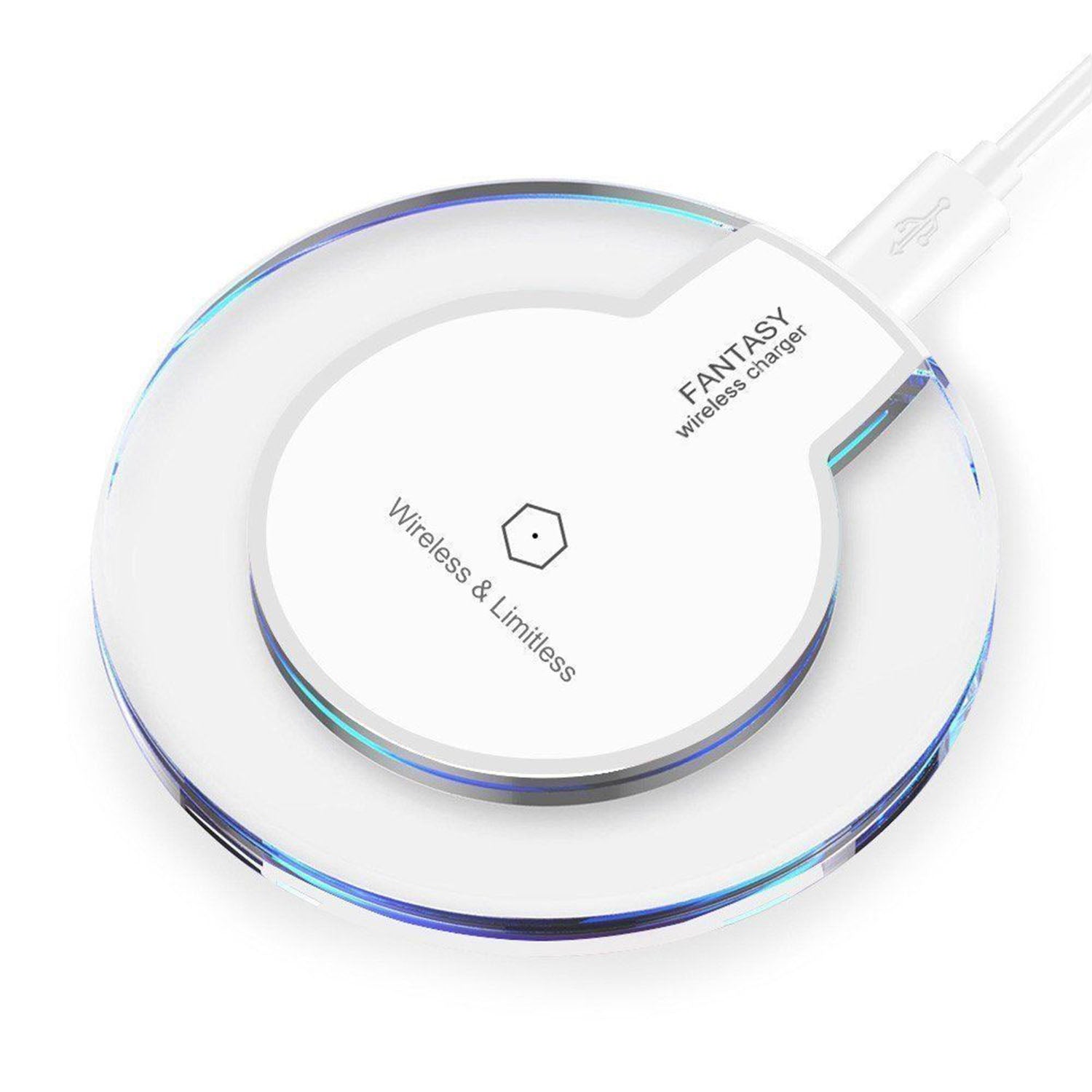 Mini Qi-Wireless Charging Pad Cellphone & Accessories Mobile Power Supply 0849