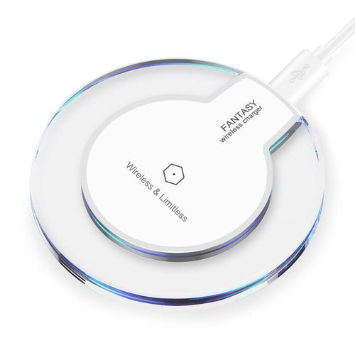 Mini Qi-Wireless Charging Pad Cellphone & Accessories Mobile Power Supply 0849