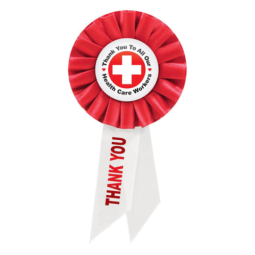 Beistle Thank You To All Our Health Care Workers Rosette - Patriotic | Party