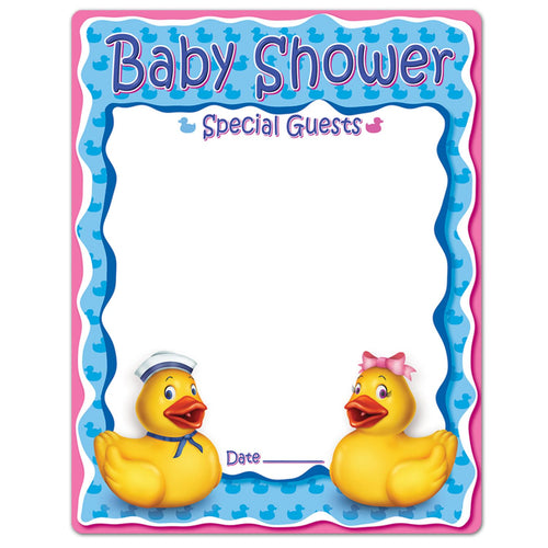 Beistle Just Duckie Partygraph - Baby Shower | Party Supply | Decoration
