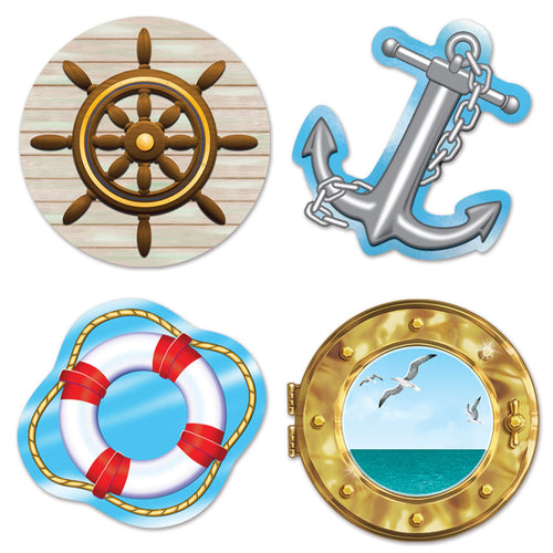 Beistle Nautical Cutouts | Party Supply | Decoration
