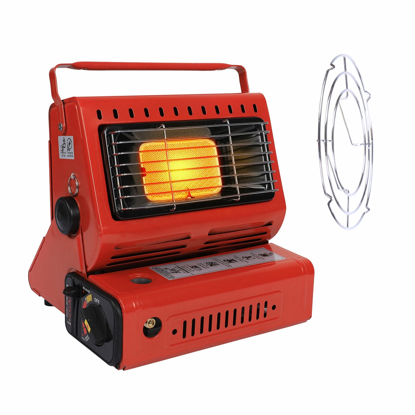 2 in 1 Portable Butane Burner Heater Outdoor Butane Gas Heater Warmer Heating
