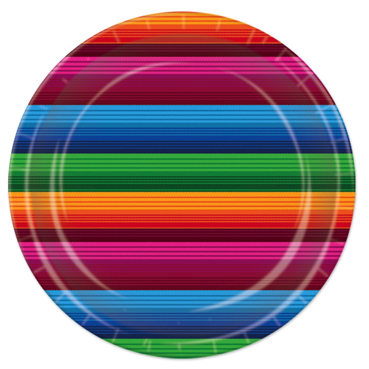 Beistle Fiesta Plates - Fiesta/Cinco de Mayo | Party Supply | Decoration