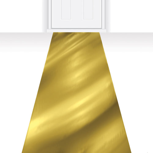 Beistle Metallic Aisle Runner - Gold - General Occasion | Party Supply