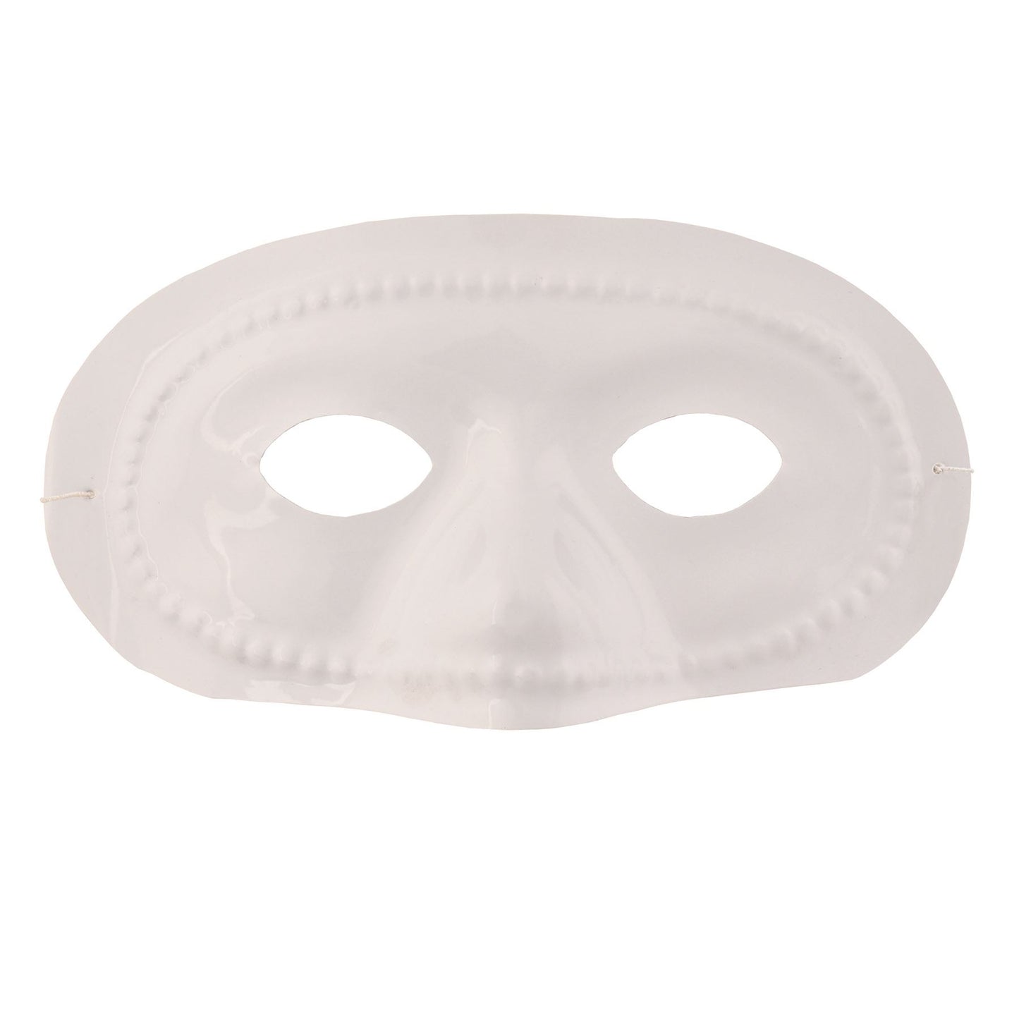 Beistle White Half Mask - General Occasion | Party Supply | Decoration