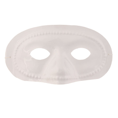 Beistle White Half Mask - General Occasion | Party Supply | Decoration