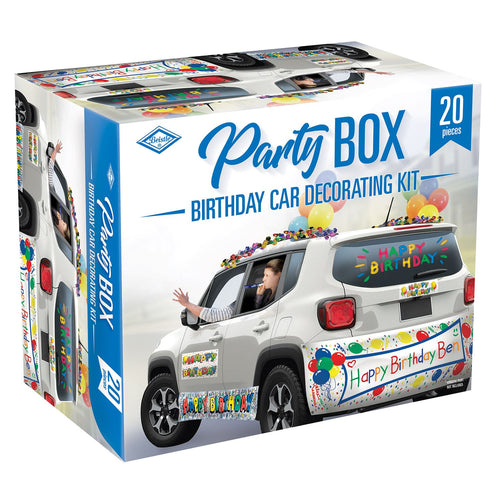 Beistle Birthday Car Party Box | Party Supply | Decoration