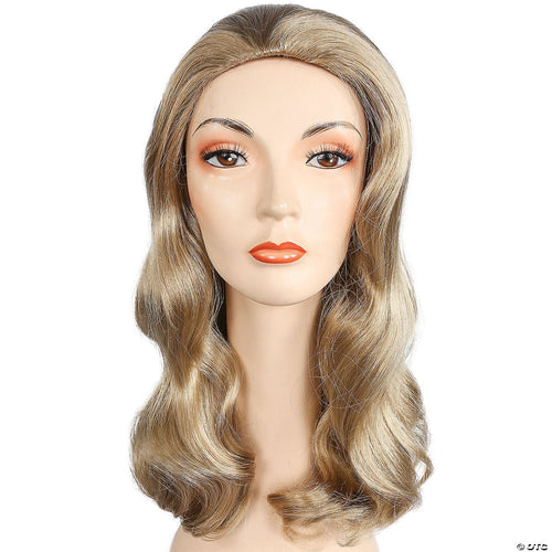 Womens Long Page Wig | Ash