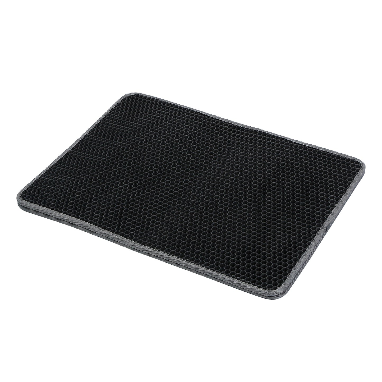 Cat Litter Mat EVA Honeycomb Double Layer Kitty Litter Trapping Carpet
