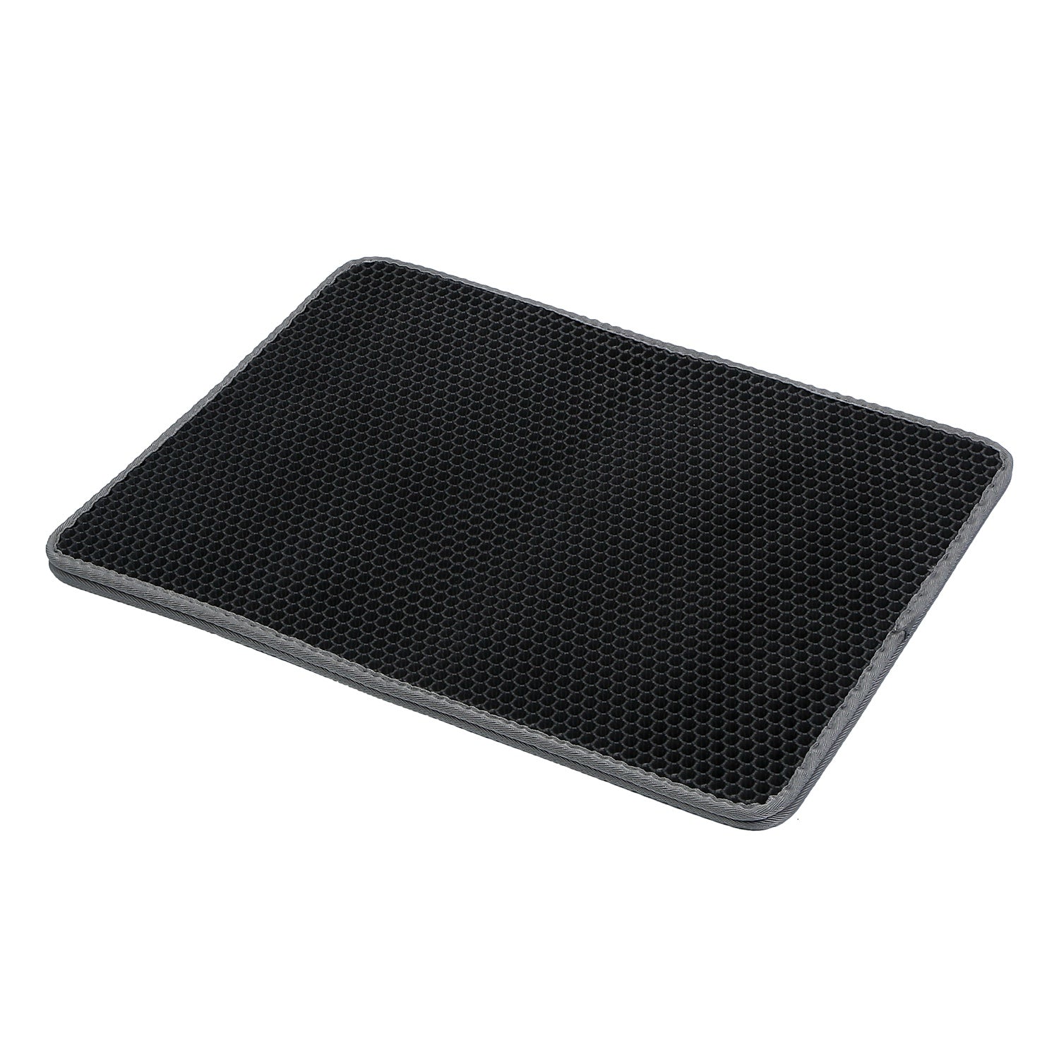 Cat Litter Mat EVA Honeycomb Double Layer Kitty Litter Trapping Carpet