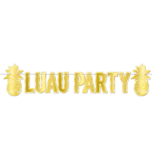 Beistle Foil Luau Party Streamer | Party Supply | Decoration