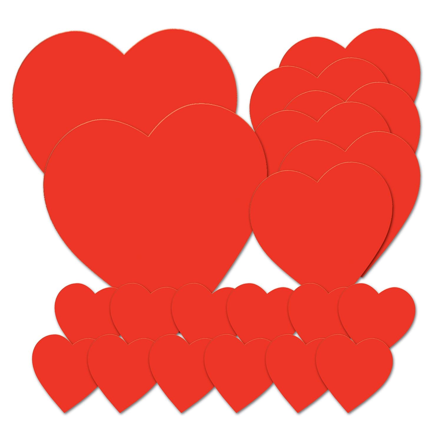 Beistle Pkgd Printed Heart Cutouts - Valentines | Party Supply | Decoration