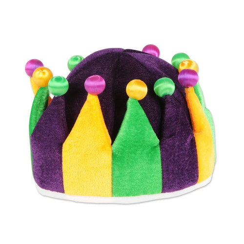 Beistle Plush Jester Crown - Mardi Gras | Party Supply | Decoration