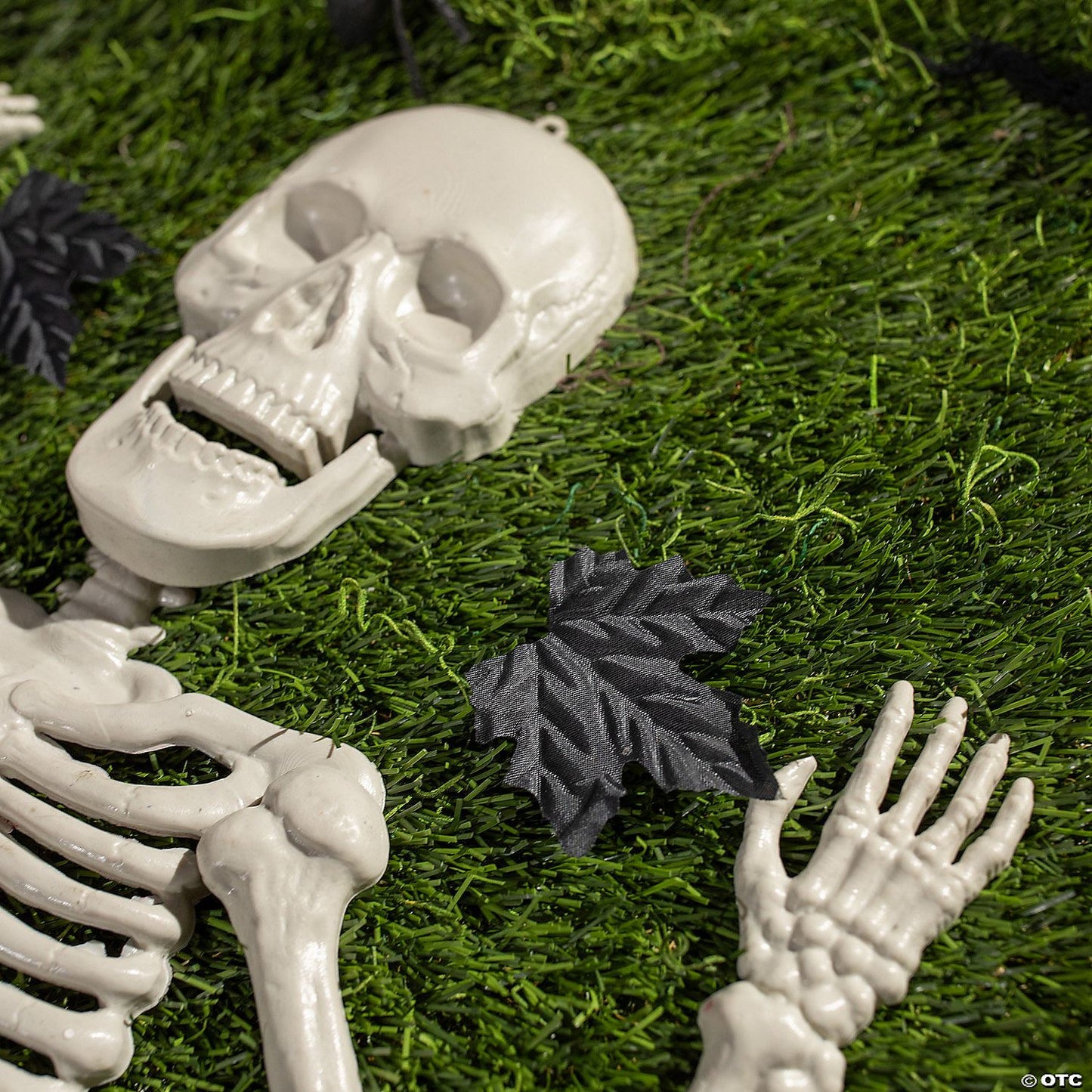 Boo! Tombstone & Skeleton Graveyard Halloween Decorations Set - 24 Pc.
