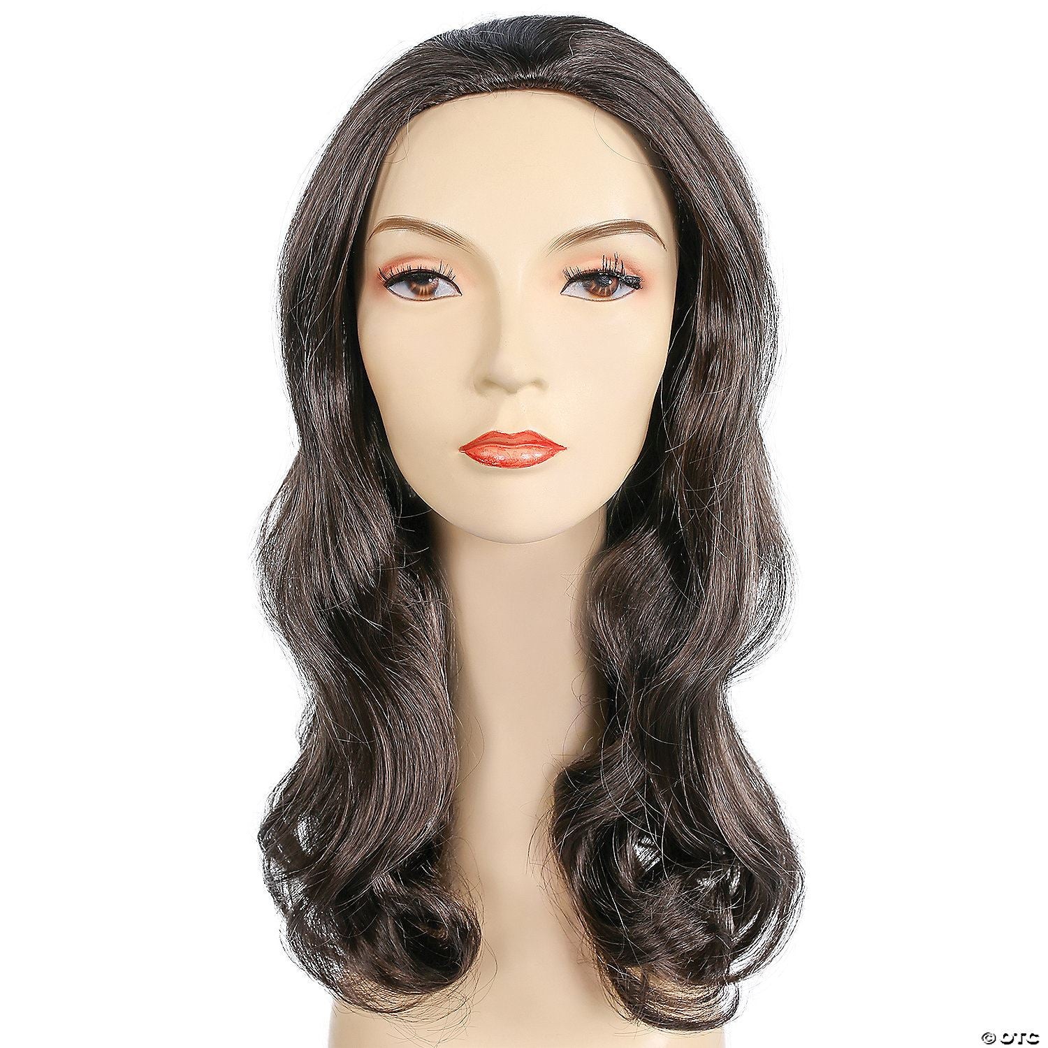 Womens Long Page Wig | Brown-Carmel