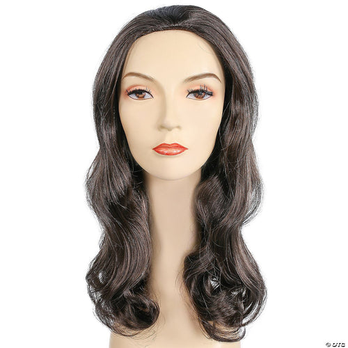 Womens Long Page Wig | Brown-Carmel