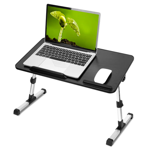 Foldable Laptop Stand Height Angle Adjust Notebook Bed Desk Breakfast Reading